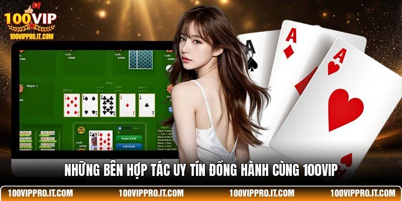 Những bên hợp tác uy tín đồng hành cùng 100VIP