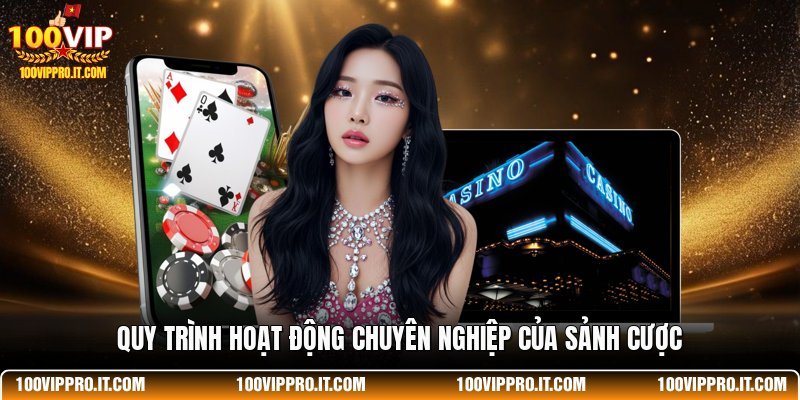 Quy trình hoạt động chuyên nghiệp của sảnh cược